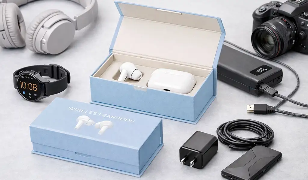 Electronics accessories of Collapsible rigid box