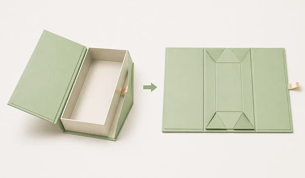 Foldable Book-style Box