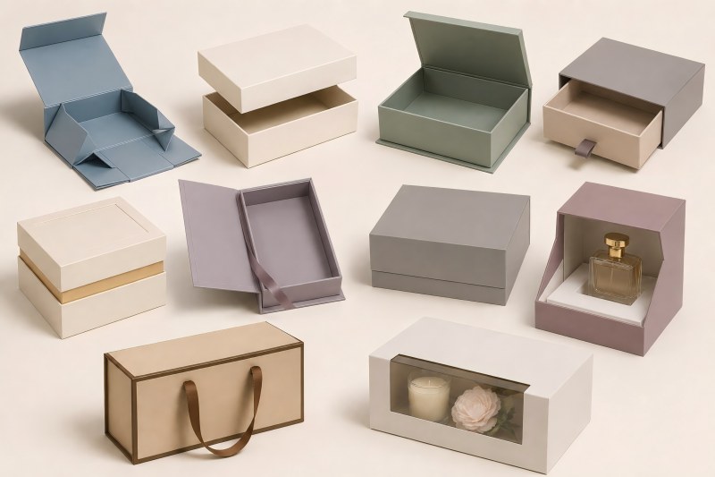 10 types of rigid box