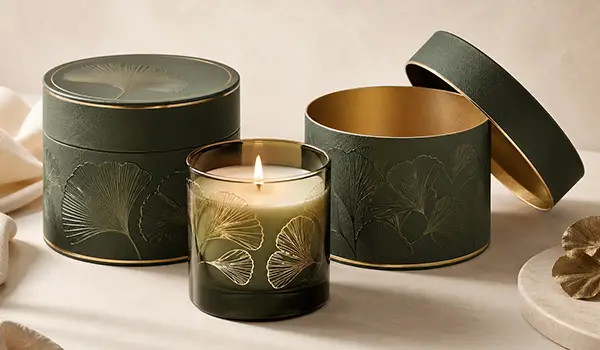 Candle round rigid box