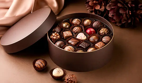 Chocolate round rigid box