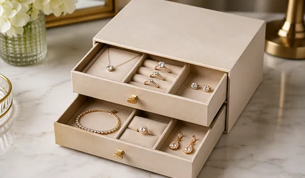 Drawer Rigid Box for Jewelry