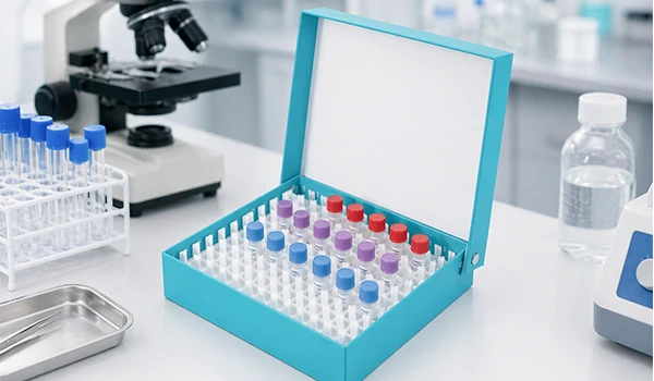 Hinged Lid Rigid Box for Medical