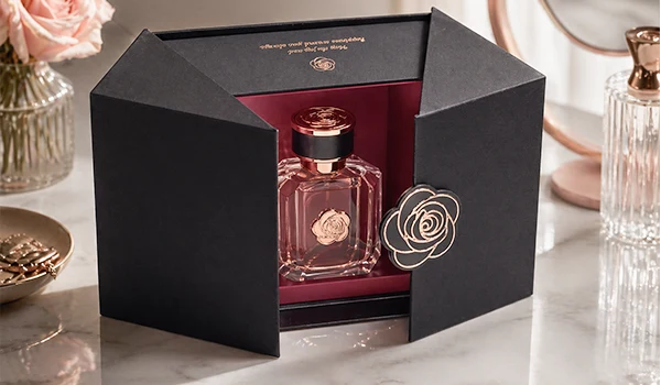 Hinged Lid Rigid Box for Perfume