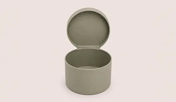 Hinged Round Rigid Box