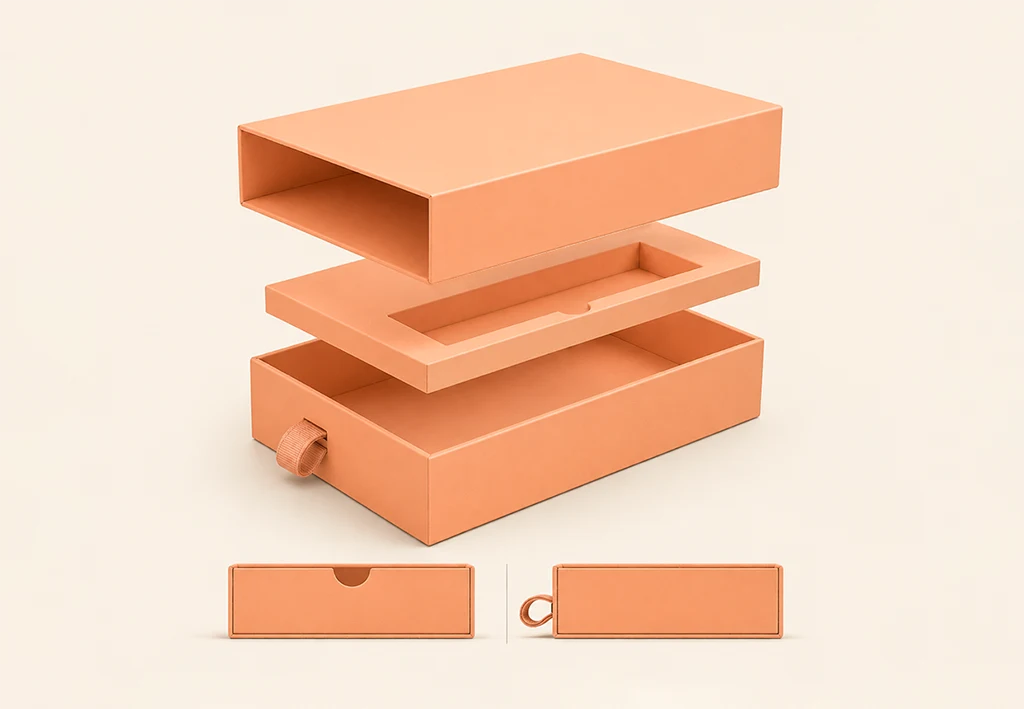 Parts of Drawer Rigid Box