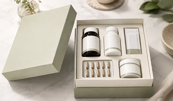 Shoulder Neck Rigid Box for Health Supplements