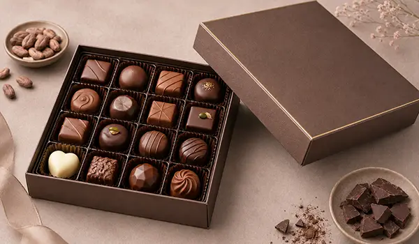 Two-Piece Chocolate Box