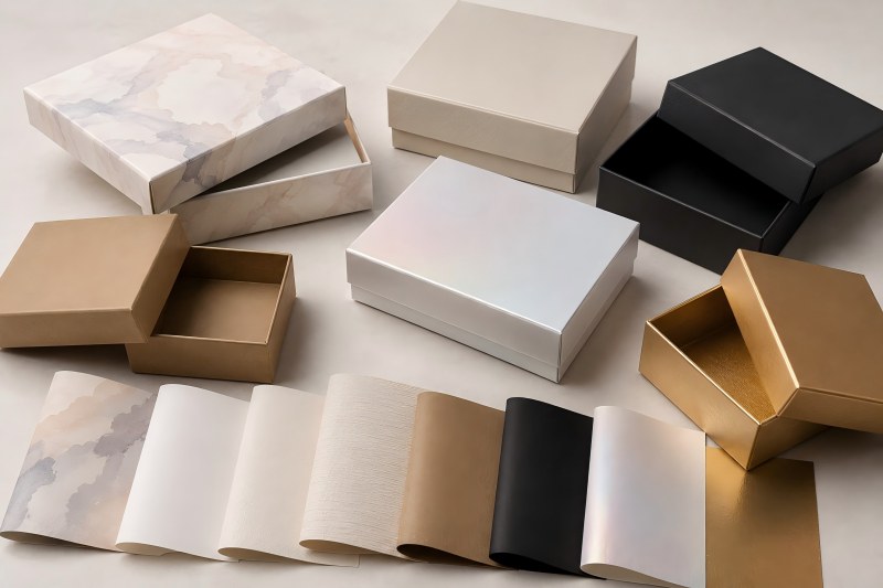 7 Common Wrapping Materials of Rigid Boxes