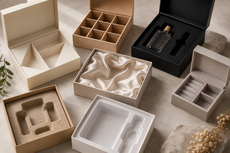 9 Common Inserts of Rigid Box