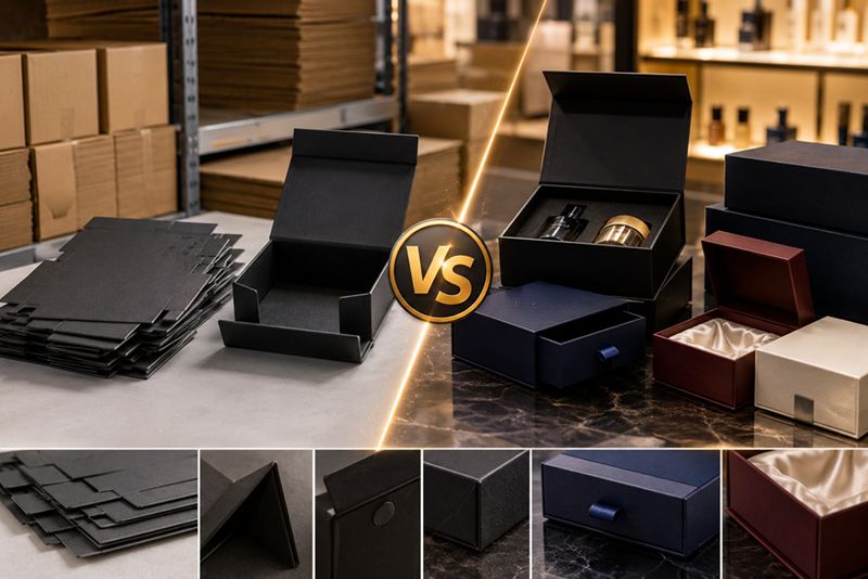 Collapsible Rigid Boxes vs Traditional Rigid Boxes