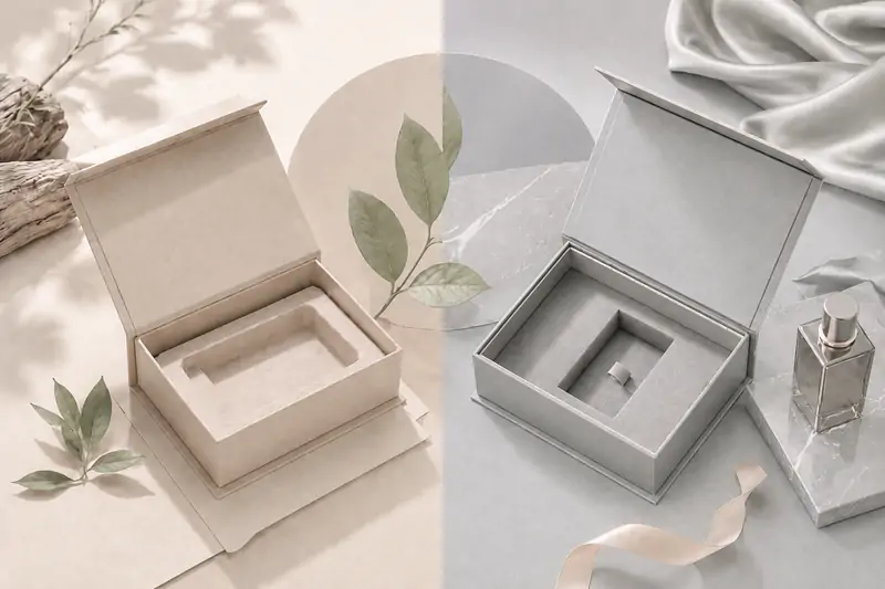Eco-Friendly Hinged Lid Rigid Boxes vs Traditional Hinged Lid Rigid Boxes
