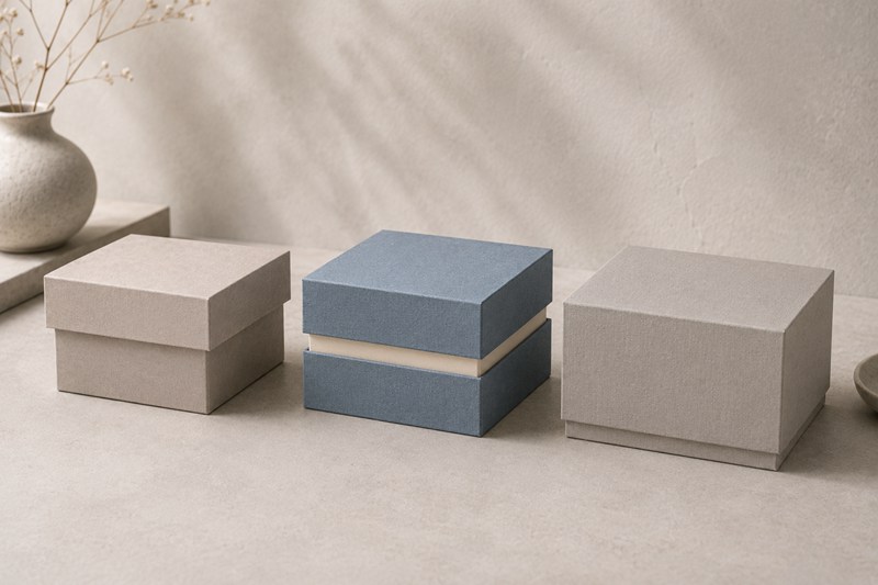 3 Lid Coverage Styles for Two Piece Rigid Box