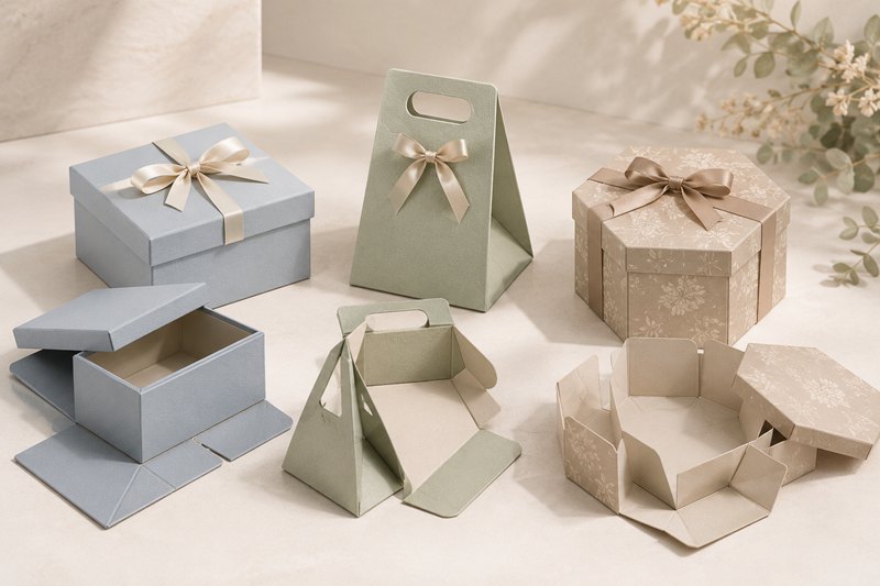 3 Shapes of Collapsible Gift Box Collapsible gift boxes