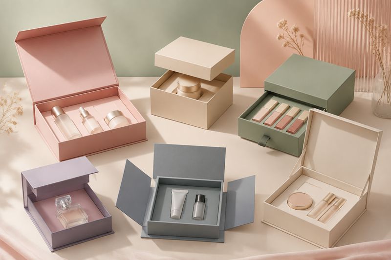 6 Popular Custom Cosmetic Rigid Box Design Guide