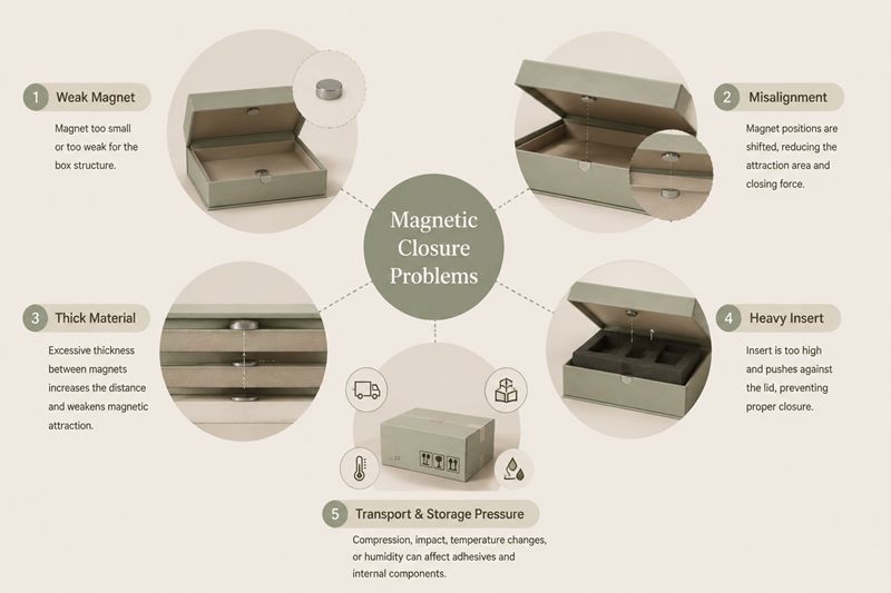 Causes of Magnetic Closure Problems
