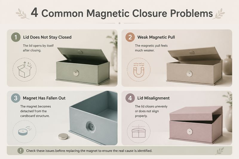 Common Signs That a Magnetic Closure Needs Replacement
