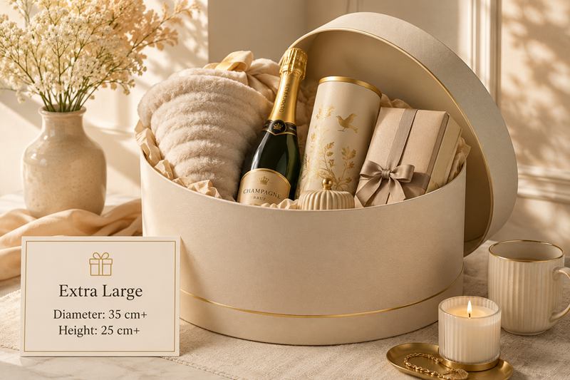 Extra Large Round Rigid Box