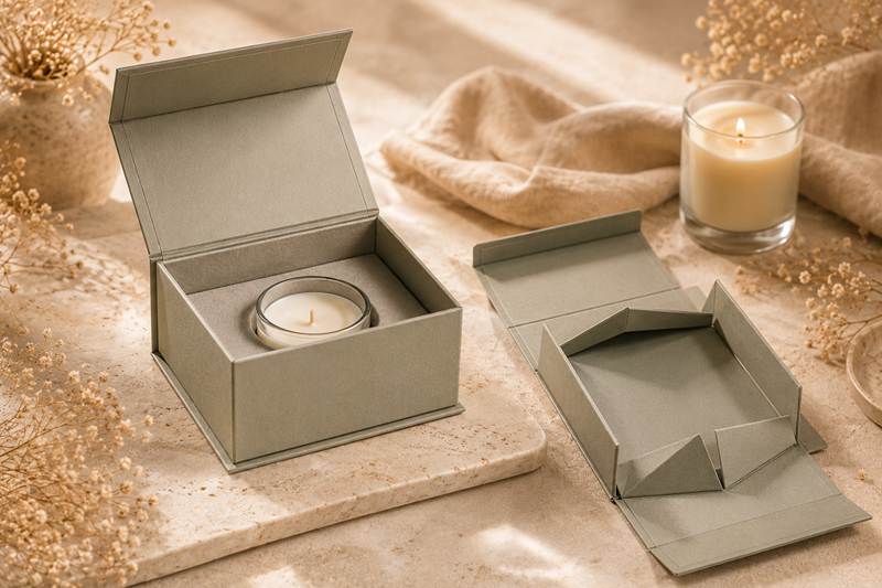 Foldable Candle Box