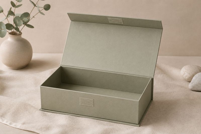 Friction-Fit Hinged Lid Rigid Box
