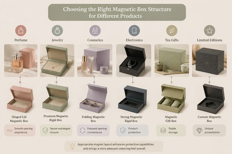 Magnetic Box Structure for Different Products