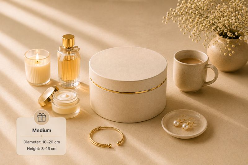 Medium Round Rigid Box
