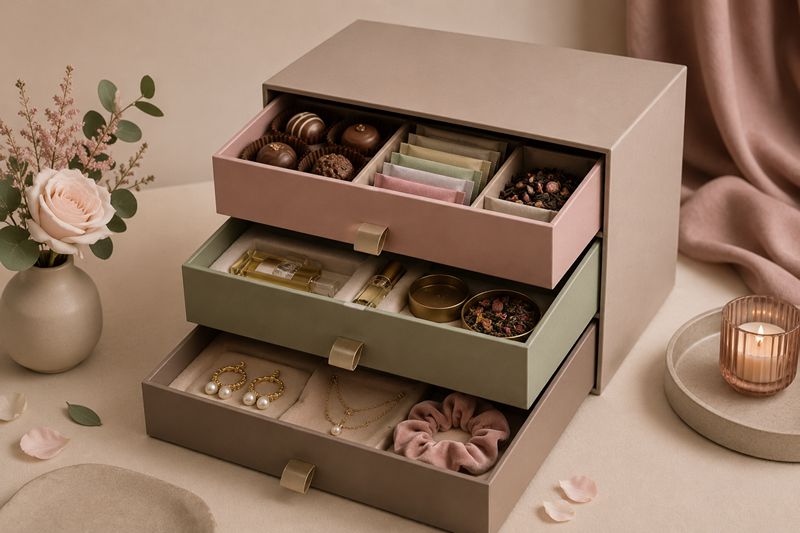 Multiple-Layer Drawer Rigid Box