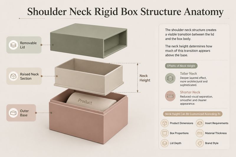 Neck Height of a Shoulder Neck Rigid Box