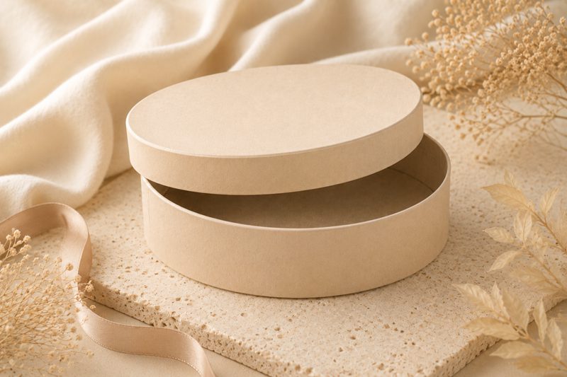 Oval Two Piece Rigid Box