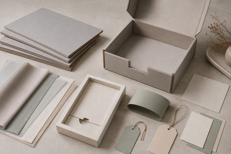 Paperboard, Wrapping Paper, and Inner Paper Materials