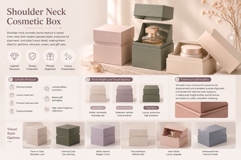 Shoulder Neck Cosmetic Box