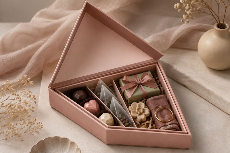 Triangle Hinged Lid Rigid Box