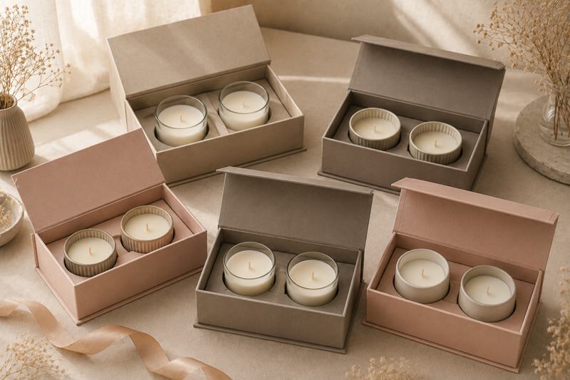 Two-Piece Candle Set Boxes