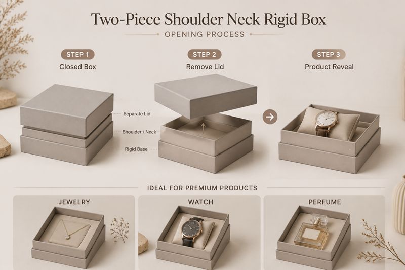 Two-Piece Shoulder Neck Rigid Box