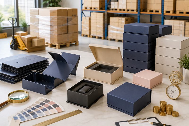What Buyers Should Check Before Ordering Collapsible Rigid Boxes Wholesale