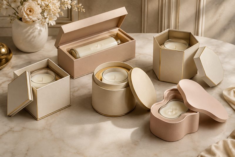What Shapes Can You Choose for Custom Rigid Candle Boxes