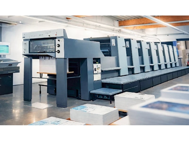 Offset printing illustration for rigid box wrap artwork