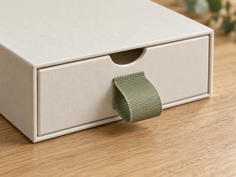 Drawer Box Ribbon Attachment